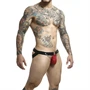 MOB - DNGEON RED – láncos férfi jockstrap (egy méret)