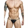 MOB DNGEON – fekete nyomásos jockstrap egy méretben