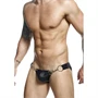 MOB DNGEON – fekete nyomásos jockstrap egy méretben