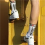 SNEAKS SOCKS Sk8erboy – stílusos fehér sportzokni
