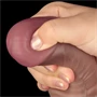 16'' Dual Layered Bendable Silicone Cock XXL(Flesh)