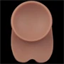 16'' Dual Layered Bendable Silicone Cock XXL(Flesh)