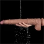 16'' Dual Layered Bendable Silicone Cock XXL(Flesh)