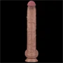 14.5'' Dual Layered Bendable Silicone Cock XXL(Flesh)