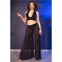 CHILIROSE – fekete top és leggings szett XL méretben