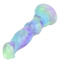 Wafus Dildo – 16 cm-es prémium, zöld-lila színű intim eszköz