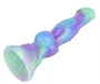 Wafus Dildo – 16 cm-es prémium, zöld-lila színű intim eszköz
