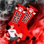WOOF PUPPY – piros kutyás zoknik