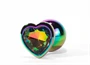 X-MEN Secret Shine Metal Butt Plug Rainbowheart S
