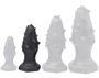 Monster Spike M – prémium szilikon anális dugó 12 x 4,5 cm