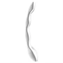 Satisfyer Cosmic Crest 2 - hullámos acéldildó (ezüst)