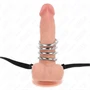 KINK – fém péniszgyűrűk bőrövet tartalmazó szett