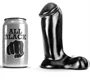 ALL BLACK – 14 cm élethű dildó