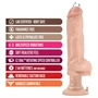 Blush Bad Boy - piercinges vibrátor - 17cm (natúr)