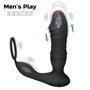 Men's Play - okos, lökő análvibrátor (fekete)