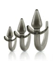 Black Axinite 3 In 1 Anal Plug Kit Set with Tail Design: 9.2