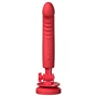 Lovense Mission 2 - okos vibrátor tapadókoronggal (piros)