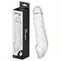 Addicted Toys - péniszköpeny heregyűrűvel - 23cm (áttetsző)