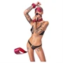 Bad Kitty - bondage szett - 7 részes (piros)