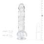 EasyToys - herés dildó - 13,5cm (átlátszó)