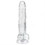 EasyToys - herés dildó - 17cm (átlátszó)