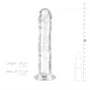 EasyToys - zselés dildó - 16cm (átlátszó)