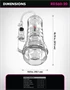 ViewTube Vac XXL Pump See-Thru EZ-Grip Pump Stroker