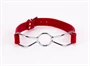 Calf Softy Leather Top and Lamb Leather Padding with Stainless Steel Mouth Piece Red