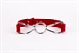 Calf Softy Leather Top and Lamb Leather Padding with Stainless Steel Mouth Piece Red