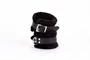 Handcuff Design Made in Calf Softy Leather and Puffed Fur Black