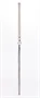 Lamb Leather Handle with 2 Rows of Small Rhinestones and Metal Chain White