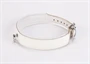 Patent Leather with Lamb Leather Backing White