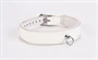 Patent Leather with Lamb Leather Backing White