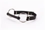 Calf Softy Leather Top and Lamb Leather padding with Silicone Mouth Piece Black