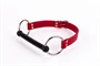 Calf Softy Leather Top and Lamb Leather padding with Silicone Mouth Piece Red