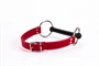 Calf Softy Leather Top and Lamb Leather padding with Silicone Mouth Piece Red