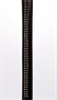 Lamb Leather Handle with 2 Rows of Small Rhinestones and Metal Chain Black