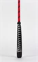 Nylon Stick with Neon Strip and Goat Kid Leather Handle Nubuck Leather Top Red