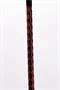 Leather Stick with Neon Strip and Nubuck Leather Top Red