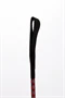 Leather Stick with Neon Strip and Nubuck Leather Top Red
