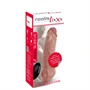 Realistixxx - rádiós vibrációs péniszköpeny - natúr (20cm)