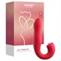Honey Play Box Joi Thrust 2 - okos lökő, nyaló vibrátor (piros)