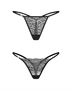 Clara 2-pack thong S/M