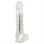 Crystal - Vibrátor tapadókoronggal (áttetsző)