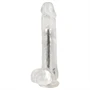 Crystal - Vibrátor tapadókoronggal (áttetsző)