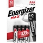 Energizer MAX Alkaline Battery AAA - 4 PCS