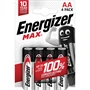 Energizer MAX Alkaline Battery AA - 4 PCS