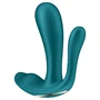Satisfyer Top Secret+ - 3 ágú, hordható vibrátor (zöld)