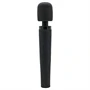 Pixey Deluxe Black Velvet - wand vibrátor L (fekete)