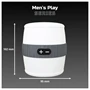Men's Play - diszkrét vibrációs maszturbátor (fehér)